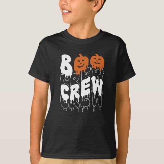 Boo Crew Halloween Matching Family Boys T-shirt (Voorkant)