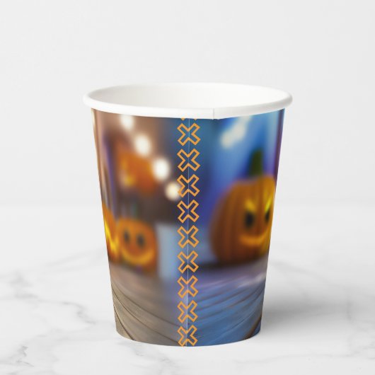 Boo Crew Halloween Schattige Monster Ghost Skeleto Papieren Bekers (Rechts)