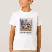 Boo Crew Halloween Schattige Monster Ghost Skeleto T-shirt (Voorkant)