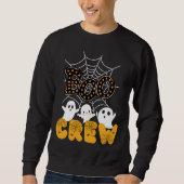Boo Crew Halloween Sweatshirt met Schattigee geest (Voorkant)
