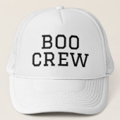 Boo Crew Halloween Trucker Pet (Voorkant)