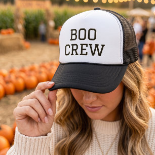 Boo Crew Halloween Trucker Pet