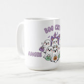 Boo Crew heeft twee namen: Halloween Koffiemok (Voorkant links)