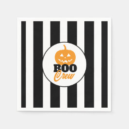 Boo Crew Jack O Lantern Halloween Party Servet