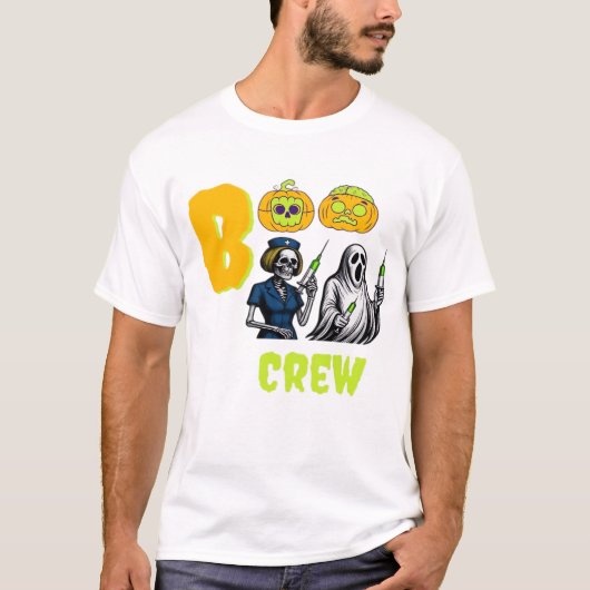 Boo Crew Klassiek T-Shirt (Voorkant)