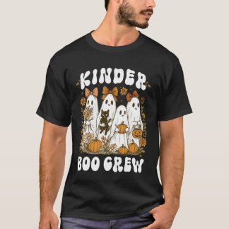 Boo Crew Kleuterleraar Halloween Geest Vrouwen T-shirt