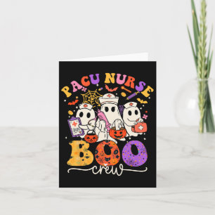 Boo Crew Kostuum Grappige Verpleegster Ghost Hallo Kaart