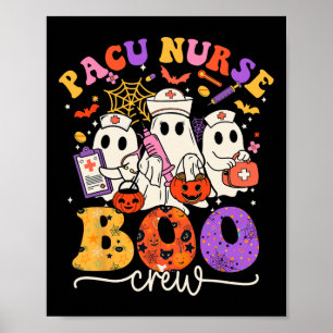 Boo Crew Kostuum Grappige Verpleegster Ghost Hallo Poster