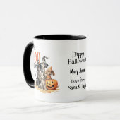 Boo Crew Leuke Honden Kinder Halloween Mok (Voorkant links)