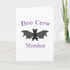 Boo Crew Lid Halloween Kaart