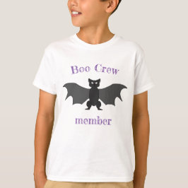 Boo Crew-lid Kids Wit T-shirt