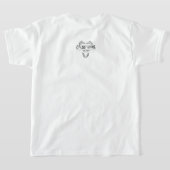 Boo Crew-lid Kids Wit T-shirt (Laag Achter)