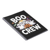 Boo Crew Lief Schattig Halloween Notitieboek (Rechterzijde)