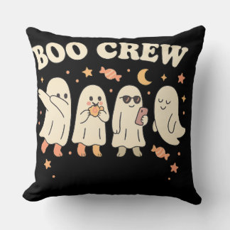Boo Crew Lieve Geestenbende Grappige Halloween Kussen