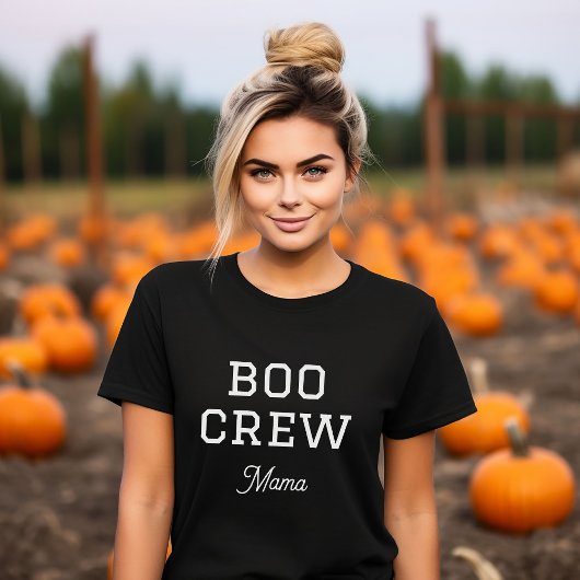 Boo Crew Mama Family Halloween T-shirt