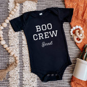 Boo Crew Monogrammed Halloween Romper