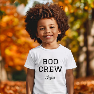 Boo Crew Monogrammed Halloween T-shirt