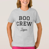 Boo Crew Monogrammed Halloween T-shirt (Voorkant)