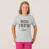 Boo Crew Monogrammed Halloween T-shirt (Voorkant volledig)
