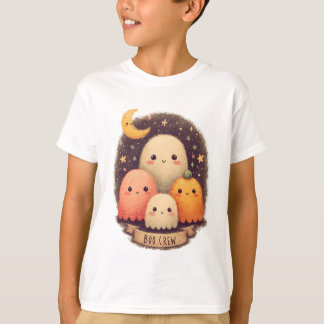 Boo Crew Mooie Geest Familie Halloween T-Shirt