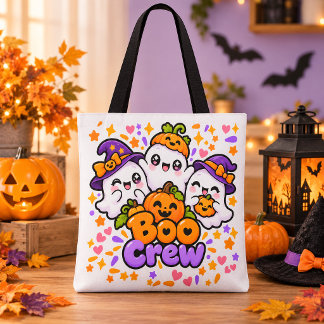 Boo Crew Mooie Halloween Boodschappentas Tote Bag