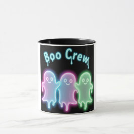 Boo Crew Neon Ghosts Halloween Mok