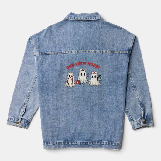 BOO CREW NURSE Essential T-shirt Denim Jacket (Achterkant)