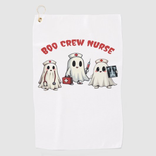 BOO CREW NURSE Essential T-shirt Golfhanddoek (Voorkant)