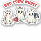 BOO CREW NURSE Essential T-shirt Sticker (Voorkant)