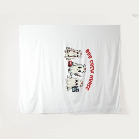 BOO CREW NURSE Essential T-shirt Wandkleed (Voorkant (horizontaal))
