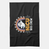 Boo Crew Nurse Halloween for Nurses Ghost Essentia Theedoek (Verticaal)