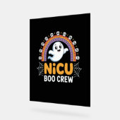 Boo Crew Nurse Halloween voor Verpleegkundigen Gho Acryl Bord (Hoek)