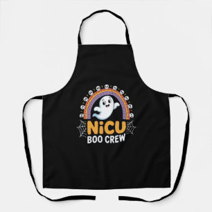 Boo Crew Nurse Halloween voor Verpleegkundigen Gho Schort