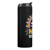 Boo Crew Nurse Halloween voor Verpleegkundigen Gho Thermosbeker (Gedraaid links)