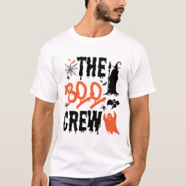 Boo Crew Oranje T-shirt – Leuke Familie Halloween