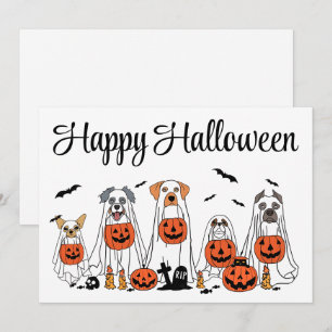 Boo Crew Parade — Een Halloween-behandeling met kw Feestdagenkaart
