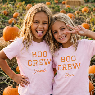 Boo Crew Persoonlijke Halloween T-shirt