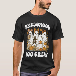 Boo Crew Peuter Leraren Kindergroep Halloween Cos T-shirt