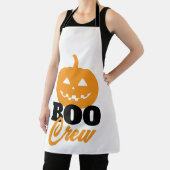 BOO crew pompoen Halloween Schort (Insitu)