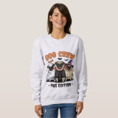 Boo Crew – Pug Edition | Cute Halloween Dog Design Trui (Voorkant volledig)