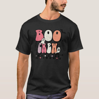 Boo Crew Retro Halloween Matchende Gezinsgroep Ver T-shirt
