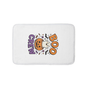 Boo Crew Schattig Geest Pompoen Halloween Shirt On Badmat