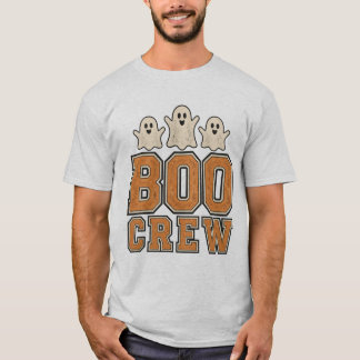 Boo Crew Schattig Spook Halloween Ontwerp T-shirt