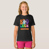 Boo Crew Schattige Ghost Matching Kinder T-shirt (Voorkant volledig)