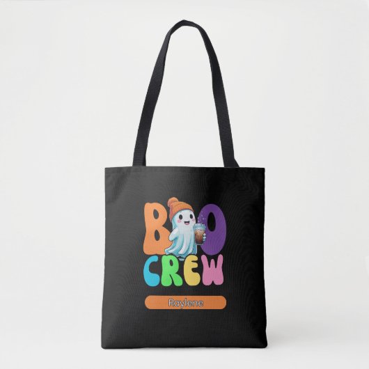 Boo Crew Schattige Ghost Tote Bag (Voorkant)