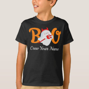 Boo Crew Sinaasappel Halloween Family Matching T-shirt
