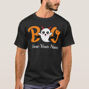 Boo Crew Sinaasappel Halloween Family Matching T-shirt