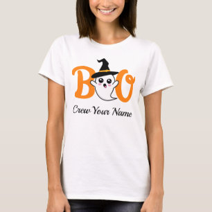 Boo Crew Sinaasappel Halloween Family Matching T-shirt