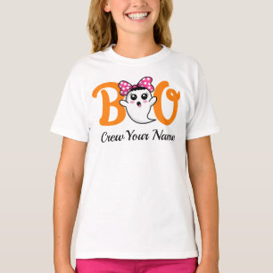 Boo Crew Sinaasappel Halloween Family Matching T-shirt