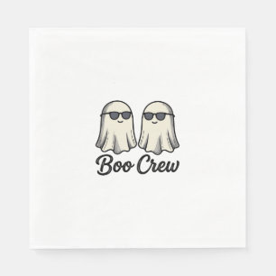 Boo Crew Spoken Word Vintage Halloween T-shirt ont Servet